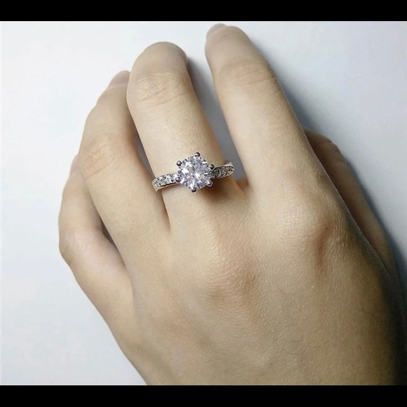 *SALE* Infinity Diamond ENGAGEMENT RING - Picture 4 of 10